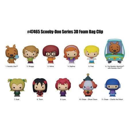 Scooby-Doo présentoir porte-clés sac à dos 3D Series 2 (24) | 0077764474651