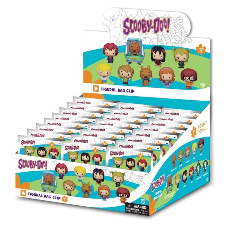 Scooby-Doo présentoir porte-clés sac à dos 3D Series 2 (24) | 0077764474651