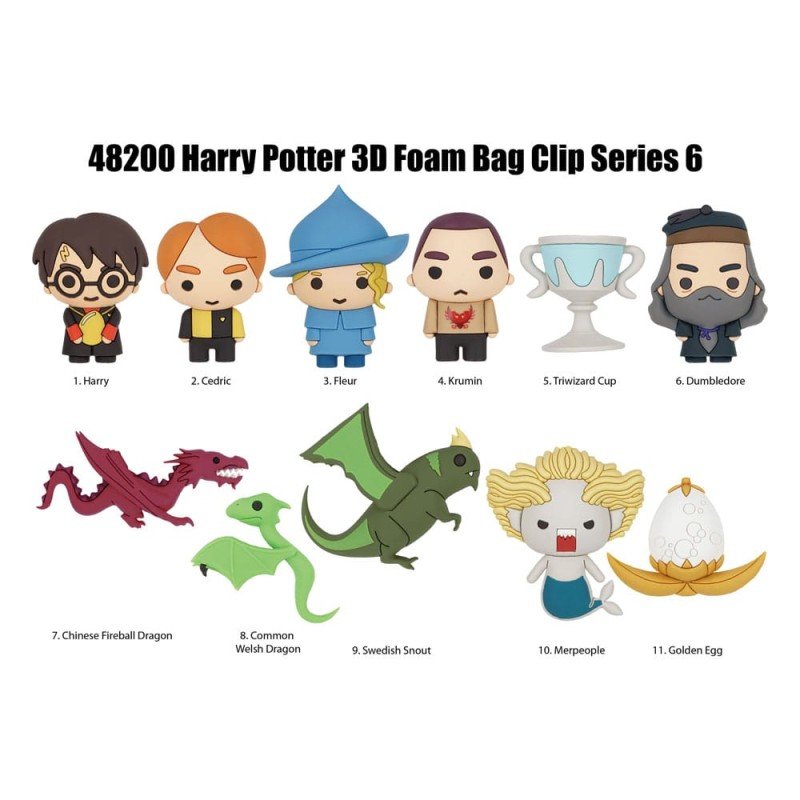 Harry Potter présentoir porte-clés sac à dos 3D seriés 6 (24) | 0077764482007