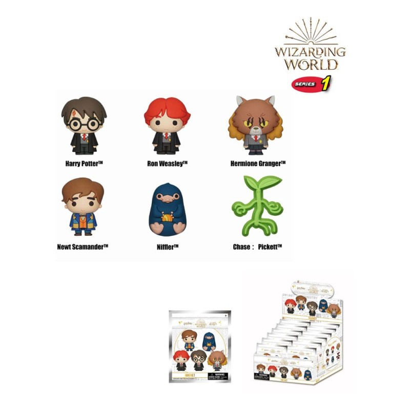 Wizarding World présentoir aimants 3D Series 1 (12) | 0077764482403