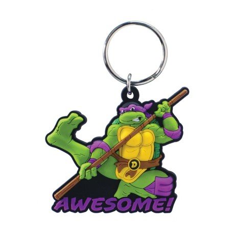 Tortues Ninja porte-clés sac PVC à dos toucher doux Donatello | 0077764630187