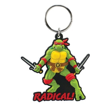 Tortues Ninja porte-clés sac PVC à dos toucher doux Raphael | 0077764630194