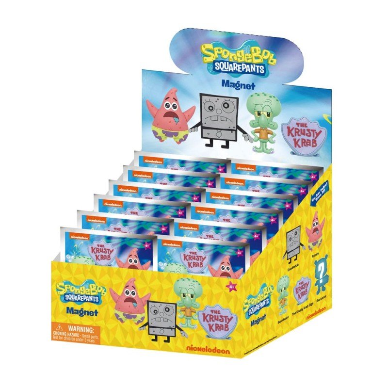 SpongeBob SquarePants 3D Magnets Series 1 Display (12) | 0077764632457