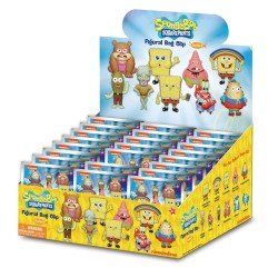 Nickelodeon Classics présentoir porte-clés sac à dos 3D Series 5 Bob l'éponge (24) | 0077764632600