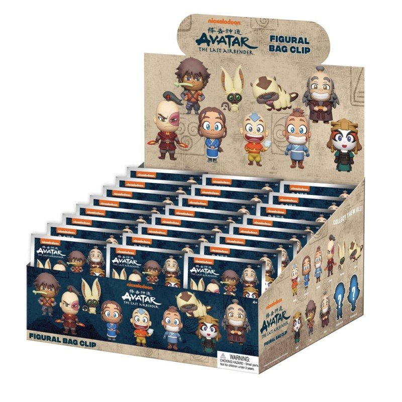 Avatar, le dernier maître de l'air présentoir porte-clés sac à dos 3D Series 1 (24) | 0077764633256