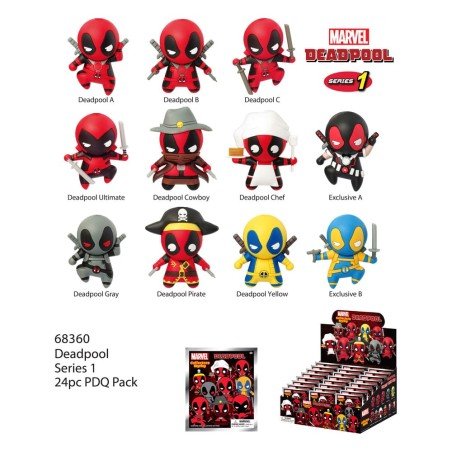 Deadpool série 1 présentoir porte-clés sac à dos (24) | 0077764683602