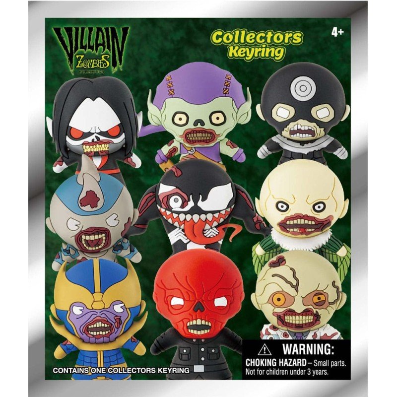 Marvel 3D PVC Bag Clips Series 1 Zombies Display (24) | 0077764686009