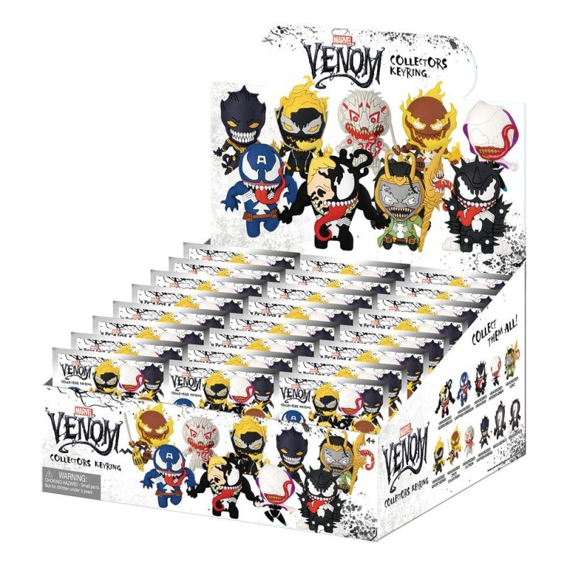Venom 3D PVC Bag Clips Series 1 Display (24) | 0077764686108