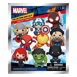 Marvel Series 10 présentoir porte-clés sac à dos 3D Classics (24) | 0077764687600