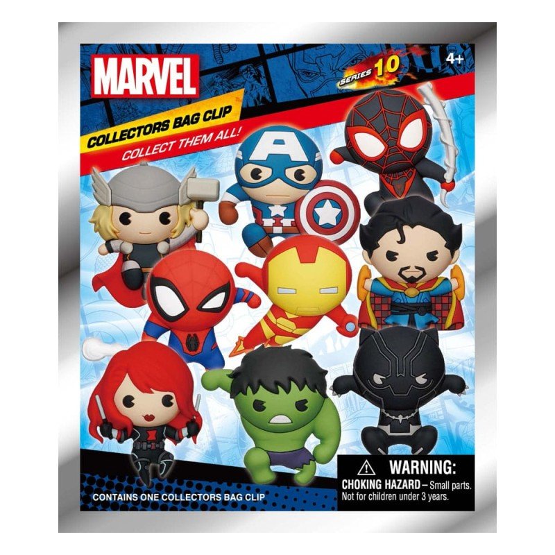 Marvel Series 10 présentoir porte-clés sac à dos 3D Classics (24) | 0077764687600