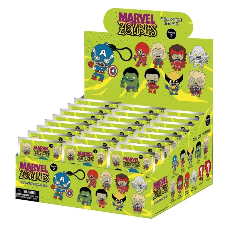 Marvel série 2 présentoir porte-clés sac à dos Zombies (24) | 0077764690457
