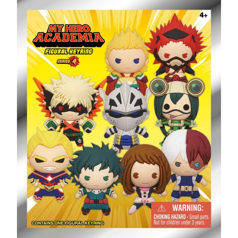 My Hero Academia présentoir porte-clés sac à dos 3D seriés 4 (24) | 0077764703157