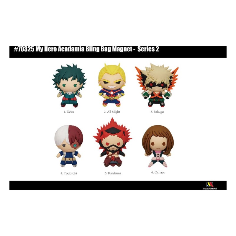 My Hero Academia présentoir aimants 3D Series 2 (12) | 0077764703256