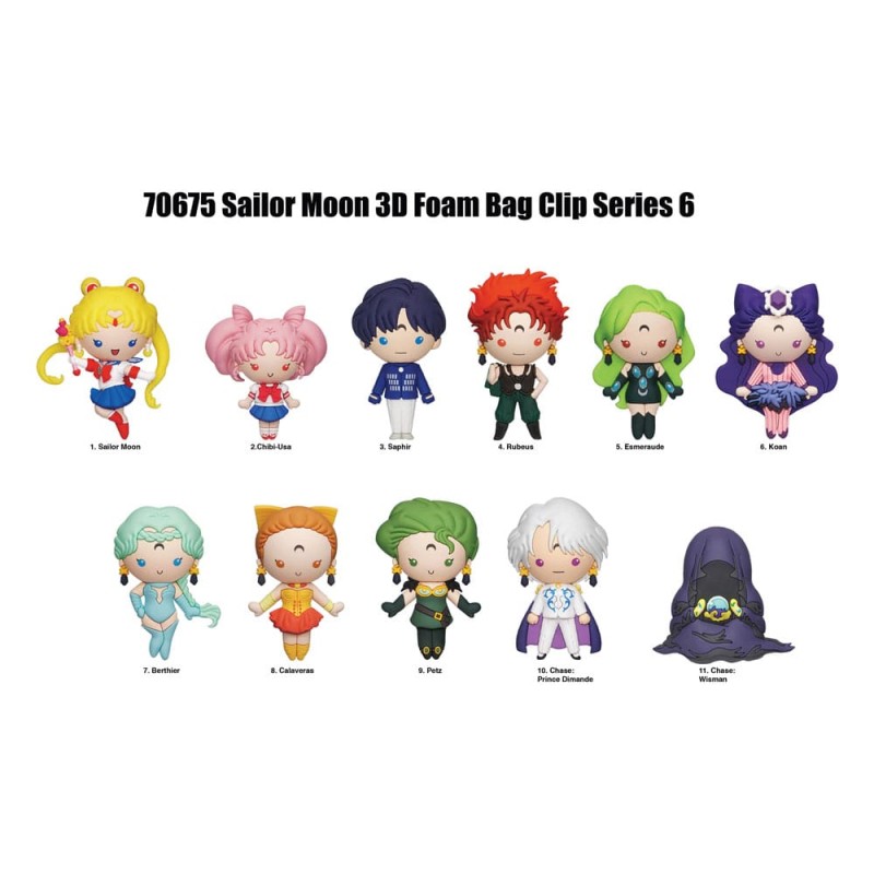 Sailor Moon présentoir porte-clés sac à dos 3D seriés 6 (24) | 0077764706752