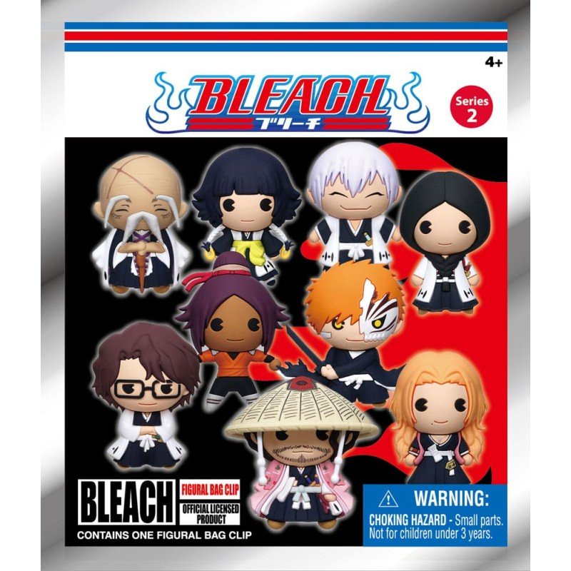 Bleach 3D PVC Bag Clips Series 2 Display (24) | 0077764731105