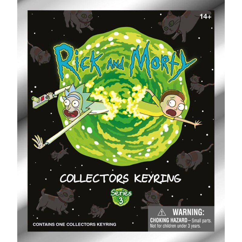 Rick et Morty Series 3 présentoir porte-clés sac à dos (24) | 0077764740503
