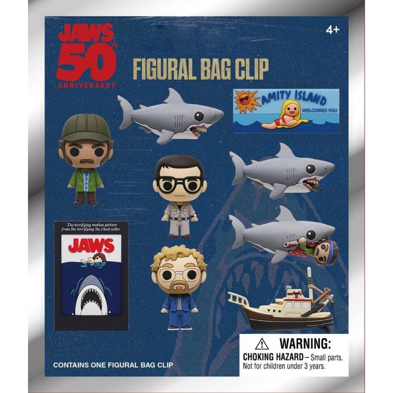 Les Dents de la mer présentoir porte-clés sac à dos 3D 50th Anniversary Series 1 (24) | 0077764762505
