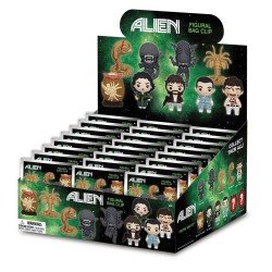 Alien 3D PVC Bag Clips Series 1 Display (24) | 0077764770050
