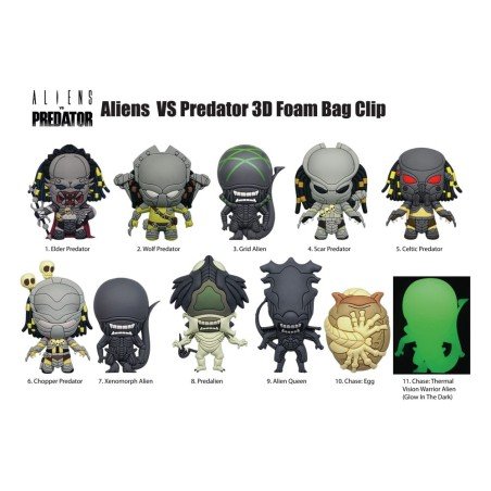 Alien vs. Predator présentoir porte-clés sac à dos 3D (24) | 0077764770203