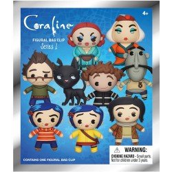 Coraline présentoir porte-clés sac à dos 3D Series 1 (24) | 0077764798054