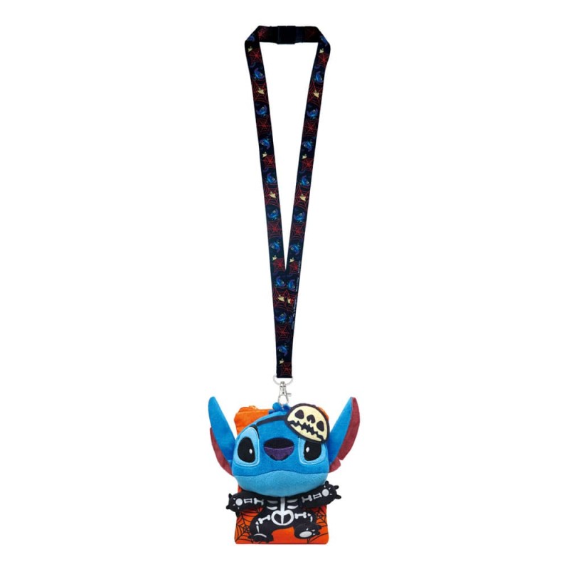 Lilo & Stitch Lanyard Stitch Skeleton with Card Holder | 0077764830785