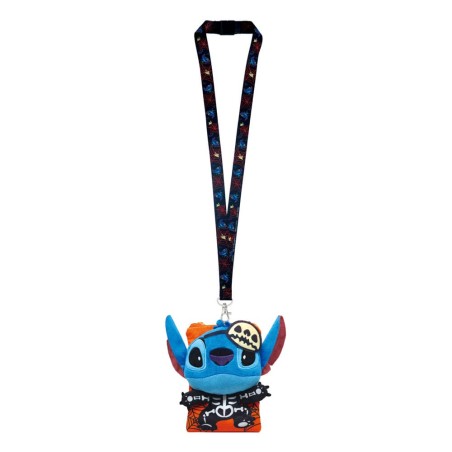 Lilo & Stitch dragonne Stitch Skeleton avec pochette porte-cartes | 0077764830785