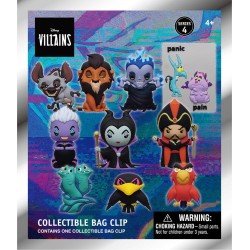 Disney 3D présentoir porte-clés sac à dos Villains Série 4 (24) | 0077764840302
