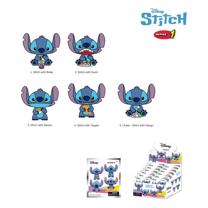 Lilo & Stitch Magnets Stitch Series 1 Display (12) | 0077764852909