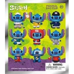 Lilo & Stitch 3D PVC Bag Clips Series 1 Sport Display (24) | 0077764857904