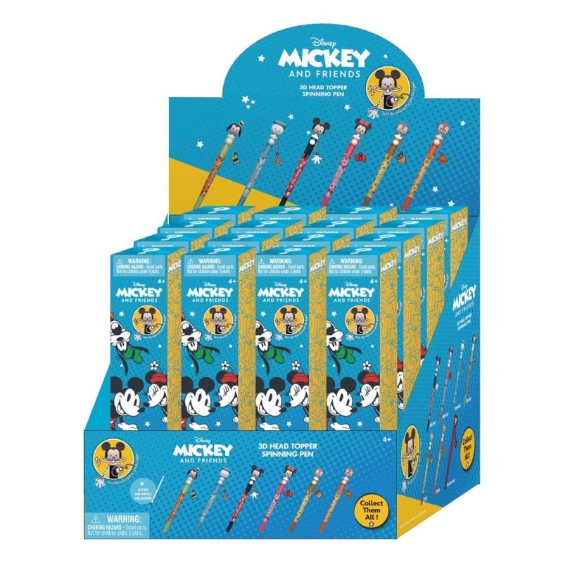 Micky and Friends 3D Head Topper Spinning Pen | 0077764859755