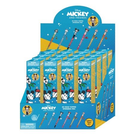 Micky and Friends Stylo 3D Head Topper Spinning Pen | 0077764859755