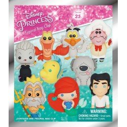 The Little Mermaid 3D PVC Bag Clips Series 1 Display (24) | 0077764861659