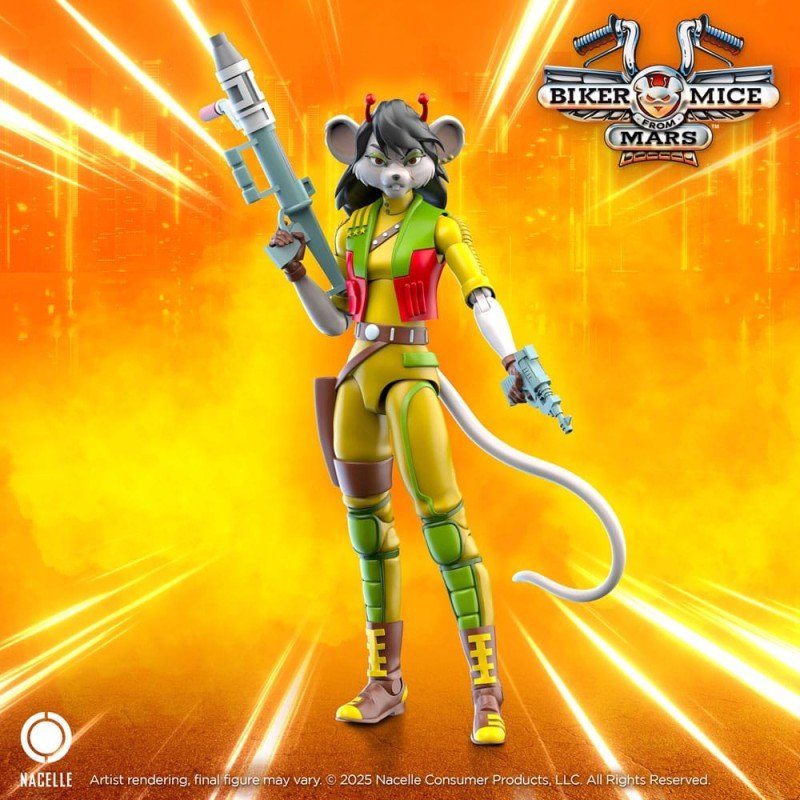 Les Motards de l'espace figurine Carbine 23 cm | 0850048317574