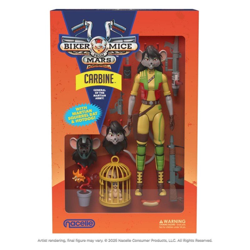 Biker Mice From Mars Action Figure Carbine 23 cm | 0850048317574