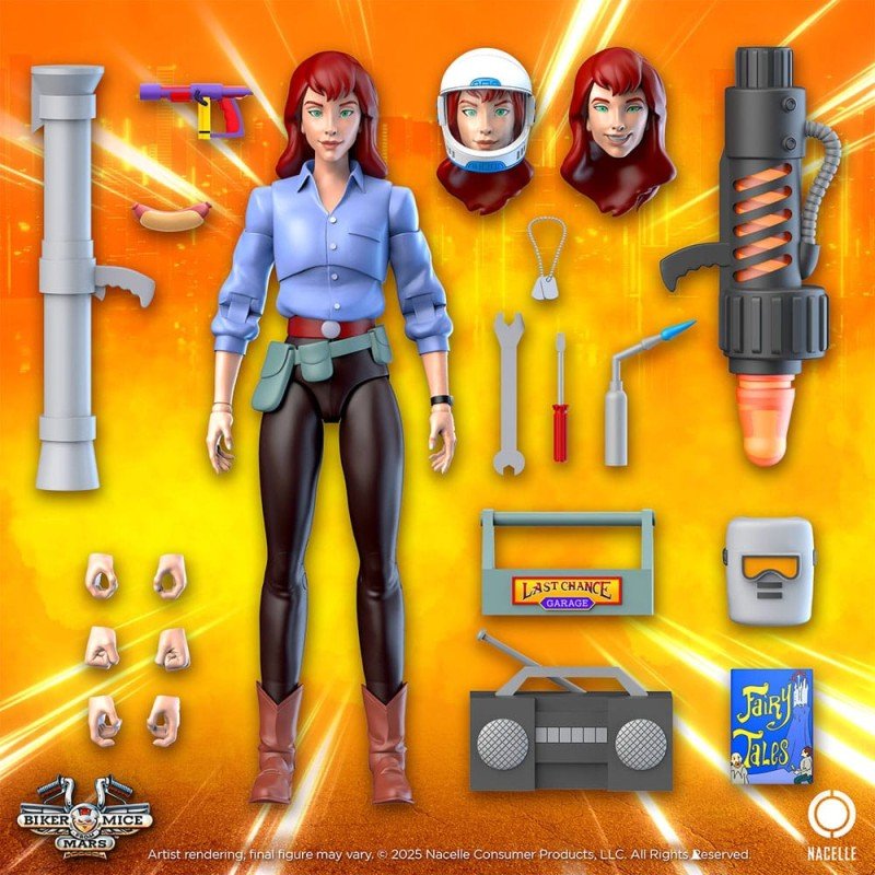 Les Motards de l'espace figurine Charley 23 cm | 0850048317581