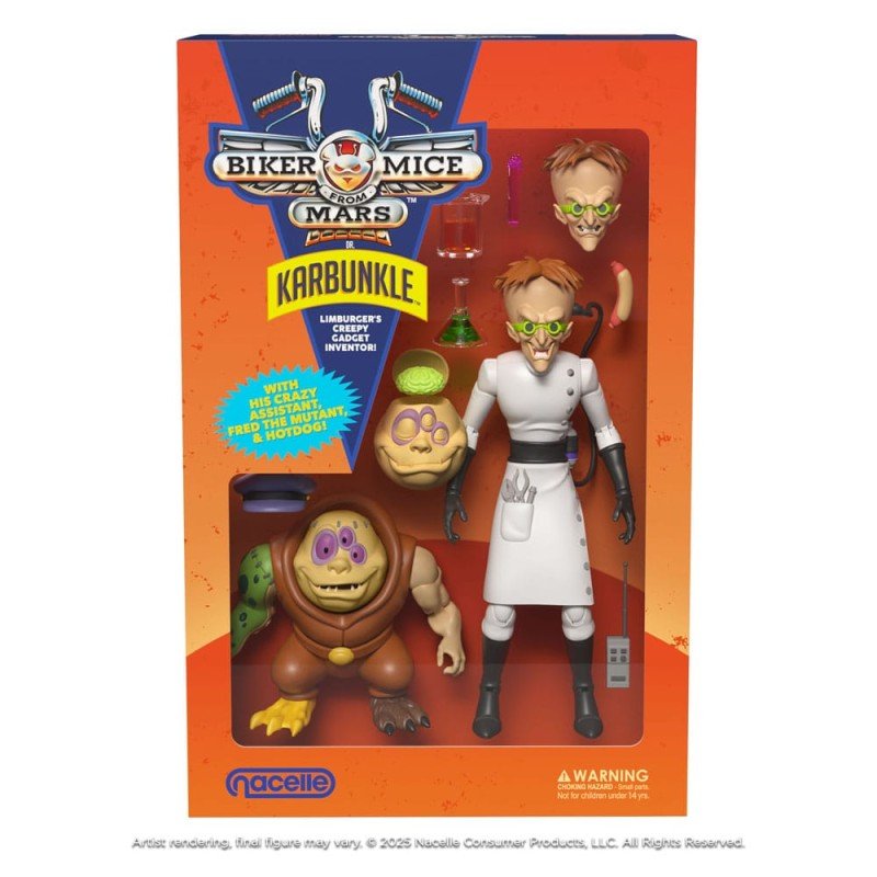 Les Motards de l'espace figurine Karbunkle & Fred The Mutant 23 cm | 0850048317611