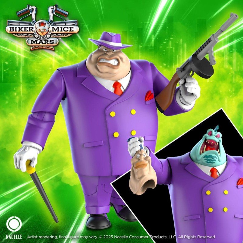 Biker Mice From Mars Action Figure Limburger 23 cm | 0850048317598
