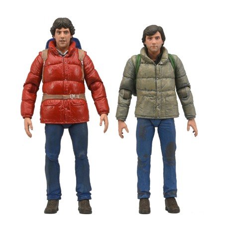 Le Loup-garou de Londres 2 pack figurines Jack & David 18 cm | 0634482049495