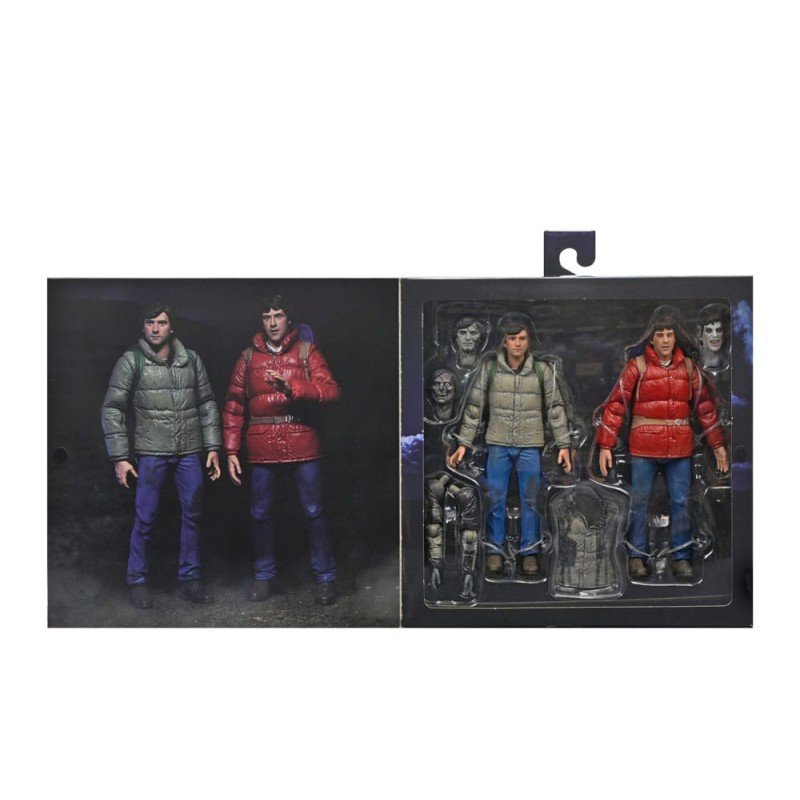 Le Loup-garou de Londres 2 pack figurines Jack & David 18 cm | 0634482049495