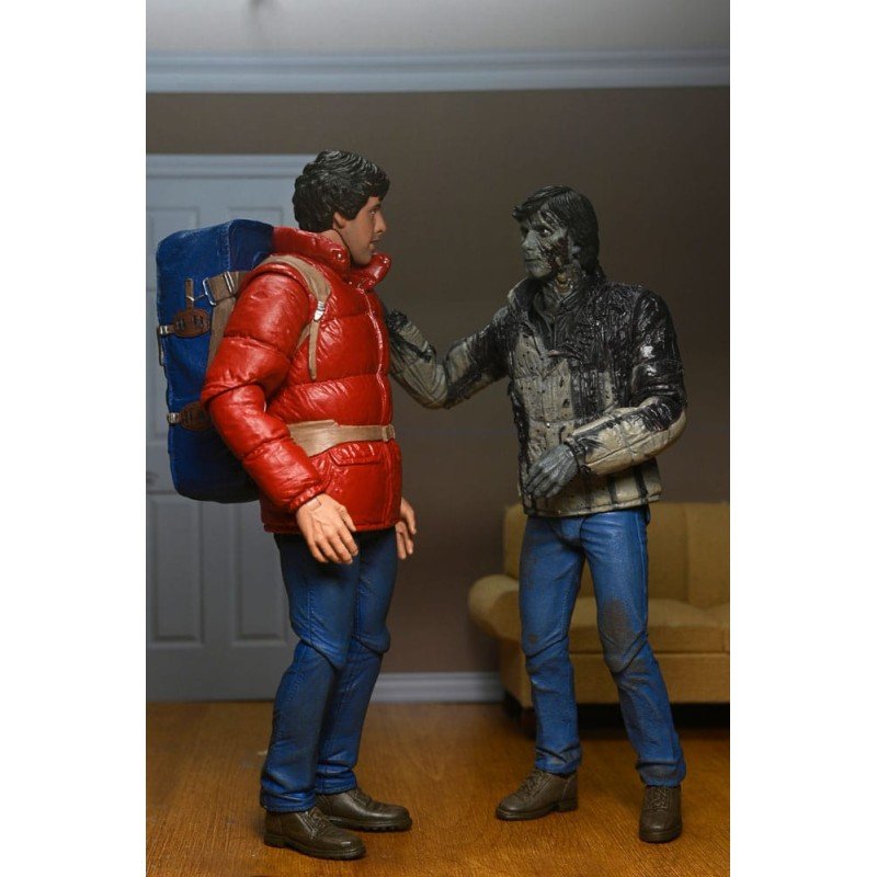 Le Loup-garou de Londres 2 pack figurines Jack & David 18 cm | 0634482049495