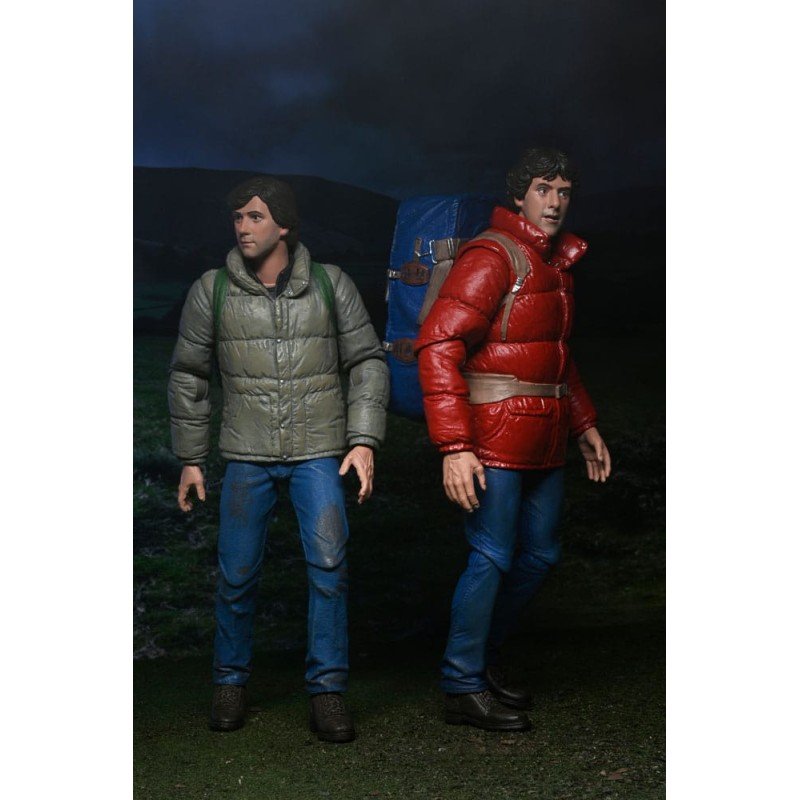 Le Loup-garou de Londres 2 pack figurines Jack & David 18 cm | 0634482049495