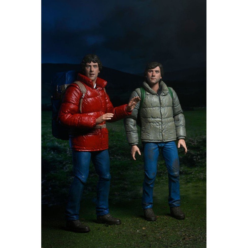 Le Loup-garou de Londres 2 pack figurines Jack & David 18 cm | 0634482049495