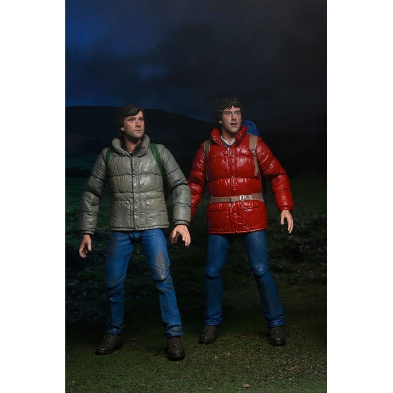 Le Loup-garou de Londres 2 pack figurines Jack & David 18 cm | 0634482049495