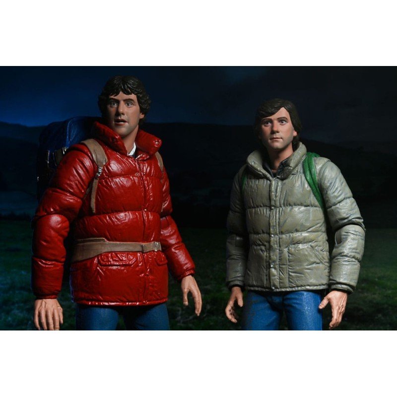 Le Loup-garou de Londres 2 pack figurines Jack & David 18 cm | 0634482049495