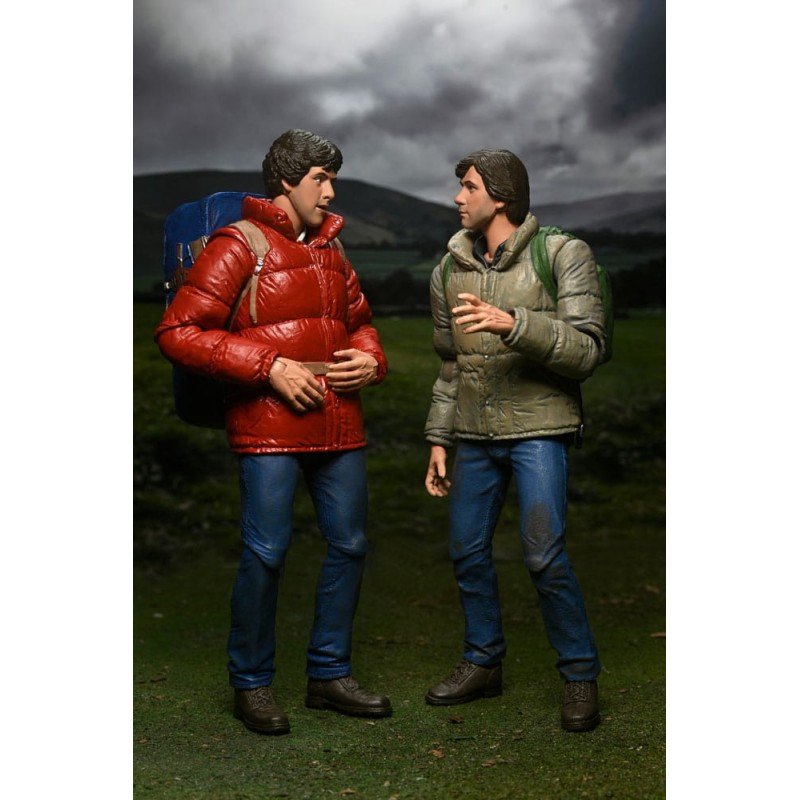 Le Loup-garou de Londres 2 pack figurines Jack & David 18 cm | 0634482049495