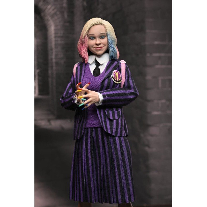 Wednesday Pack de 2 figurines Wednesday Addams (Nevermore Uniform) and Enid 20 cm | 0634482424209