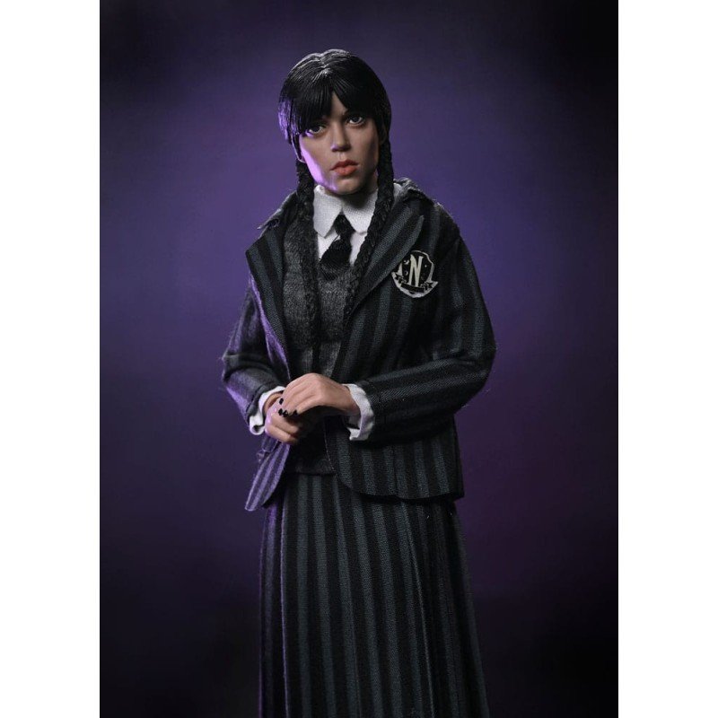 Wednesday Pack de 2 figurines Wednesday Addams (Nevermore Uniform) and Enid 20 cm | 0634482424209