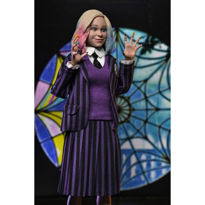 Wednesday Pack de 2 figurines Wednesday Addams (Nevermore Uniform) and Enid 20 cm | 0634482424209