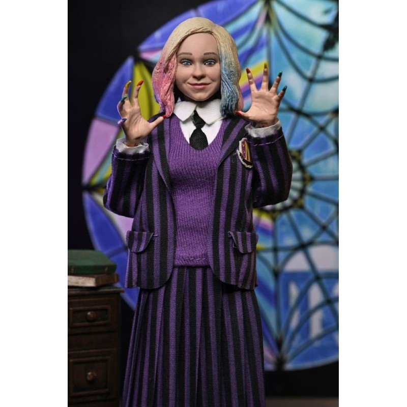 Wednesday Pack de 2 figurines Wednesday Addams (Nevermore Uniform) and Enid 20 cm | 0634482424209