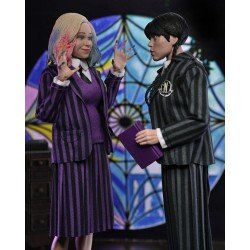 Wednesday Pack de 2 figurines Wednesday Addams (Nevermore Uniform) and Enid 20 cm | 0634482424209